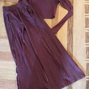 Free People Go To long sleeve set XS